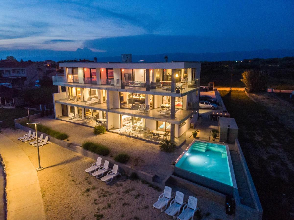 Jamc Dream Familientraum Direkt Am Meer Mit Beheiztem Pool Privlaka  Exteriör bild